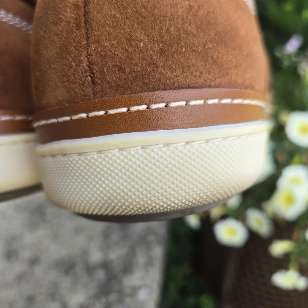Allen Edmonds Porter Derby Suede Lace Up Sneakers US Men's 9D Brown
